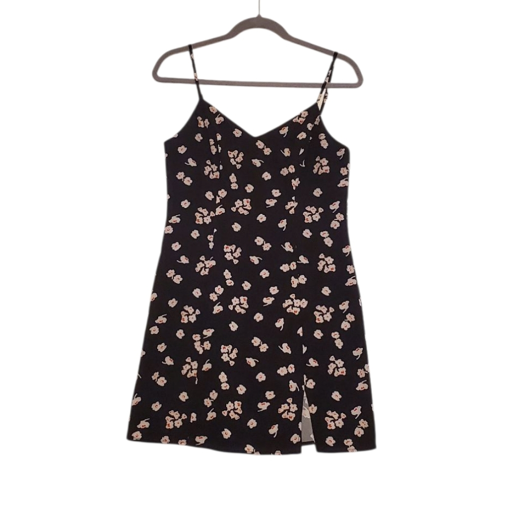 French Connection Spaghetti Strap Lined‎ Mini Floral Dress Size 6 Women